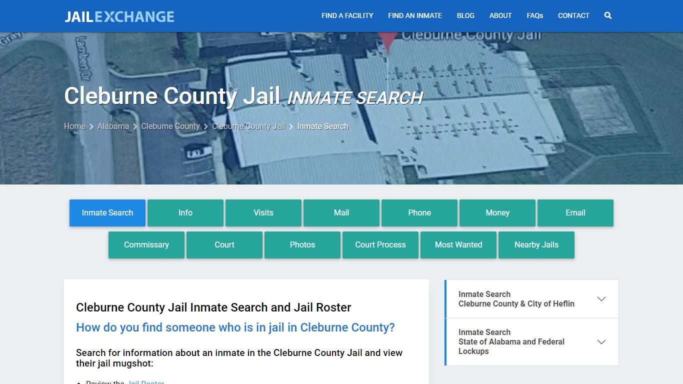 Inmate Search: Roster & Mugshots - Cleburne County Jail, AL - Jail Exchange